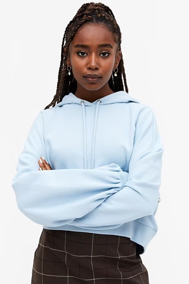 Pull à capuche en polaire de couleur unie pour femme