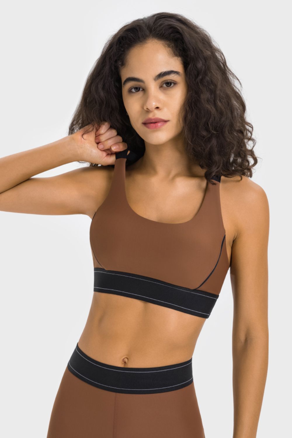 Soutien-gorge de sport contrasté Millennia