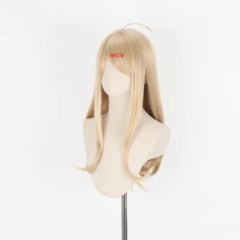 Perruque longue de Cosplay Danganronpa Akamatsu Kaede pour femme, cheveux synthétiques résistants à la chaleur, pour déguisement Dangan Ronpa V3 Killing Harmony