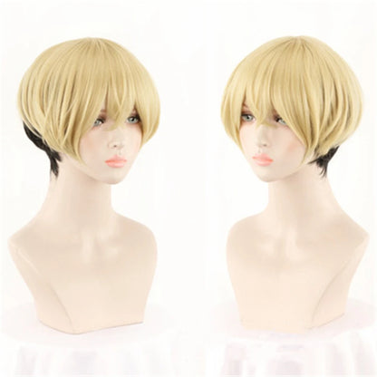 Anime Tokyo Revengers Chifuyu Matsuno perruque courte Cosplay Costume résistant à la chaleur cheveux synthétiques hommes femmes carnaval fête perruques