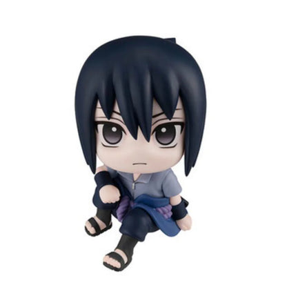 9,5 cm Anime Figur Uzumaki Naruto Kakashi Uchiha Sasuke Itachi Kawaii Spielzeug Q Figural Auto Dekoration PVC Modell Geschenk