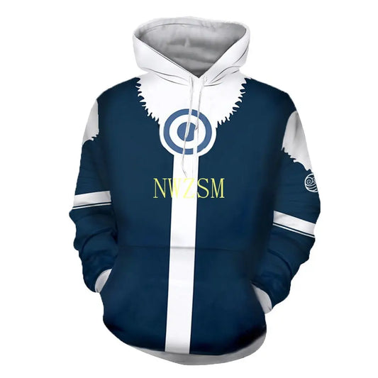 Avatar: Der Herr der Elemente Airbender Katara Cosplay Hoodie Avatar Kostüm 3D-bedruckter Polyester PulloverHoodie für Party Halloween