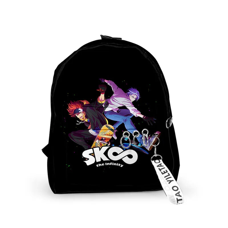 Sac à dos Anime Sk8 the Infinity Reki Miya Cosplay Sac en toile Sac d'école pour étudiants Sac de voyage pour hommes et femmes