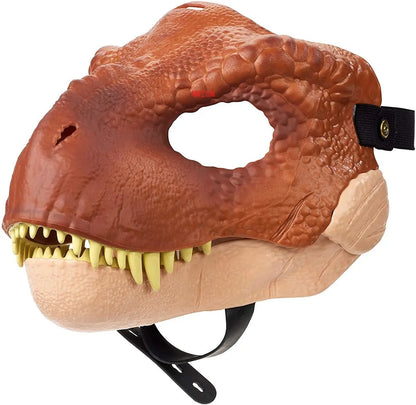 Party Mask Halloween Carnival Gift Velociraptor Mask T-Rex Dinosaur Mask Animal Cosplay Costumes Mask Props for Kids