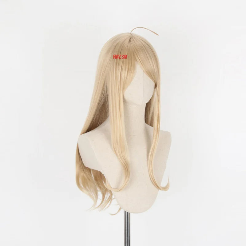 Perruque longue de Cosplay Danganronpa Akamatsu Kaede pour femme, cheveux synthétiques résistants à la chaleur, pour déguisement Dangan Ronpa V3 Killing Harmony