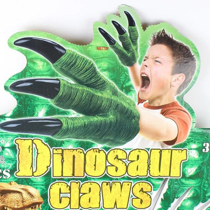 Gants de griffes de dinosaure pour fête d'Halloween, jouet de simulation de dinosaure, main de cosplay, accessoire de farce pour enfants, marionnettes, cadeaux