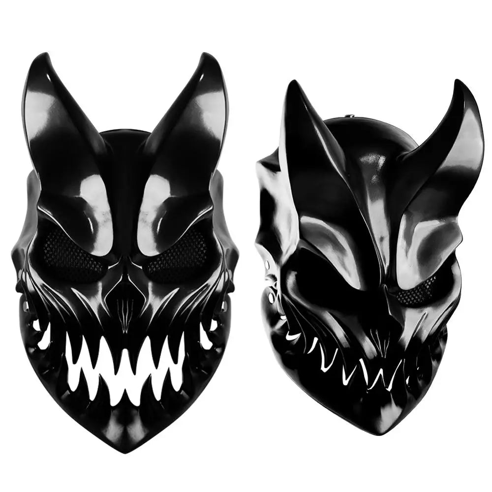 Gesichtsmasken Modemaske Slaughter To Prevail Kid of Darkness PVC Demolisher Dämonenmaske Halloween Cosplay Kostüm Party Requisiten