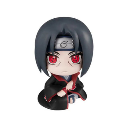 9,5 cm Anime Figur Uzumaki Naruto Kakashi Uchiha Sasuke Itachi Kawaii Spielzeug Q Figural Auto Dekoration PVC Modell Geschenk