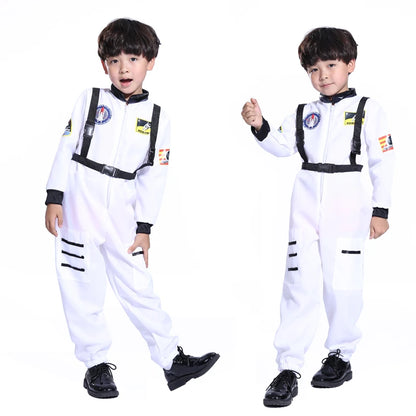 Costume d'Halloween pour garçons, livraison gratuite, vêtements d'astronaute, costume de cosplay pour pilotes, 2020