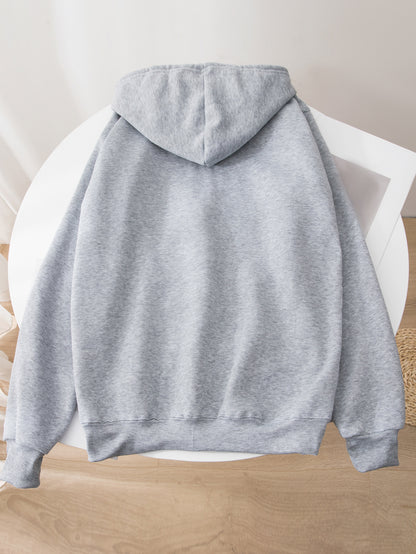 Sweat à capuche décontracté cardigan manteau zippé