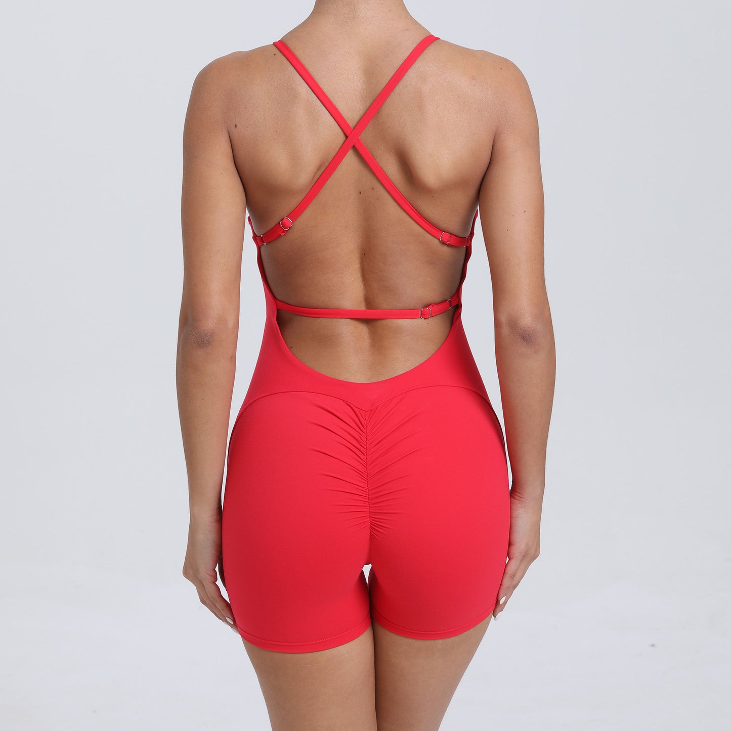 Peach Hip Raise Beauty Back Yoga Jumpsuit Women Outdoor Running Tight Sports Quick Drying Workout Clothes