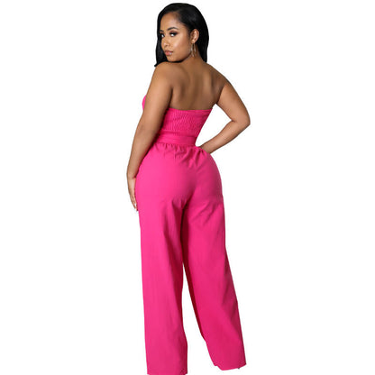 Pantalon Combinaison Pantalon Combinaison Pantalon Femme Combinaison Taille Haute Vêtements D'été Pour Femmes Pantalons Pour Femmes