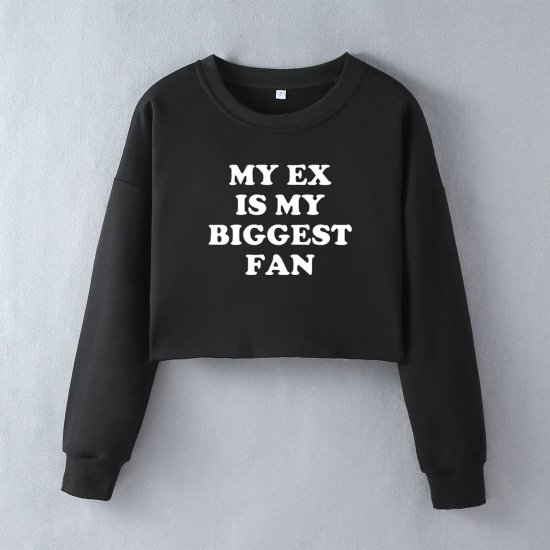 My Ex Is My Biggest Fan Street Trendy Women Short Sweater Autumn