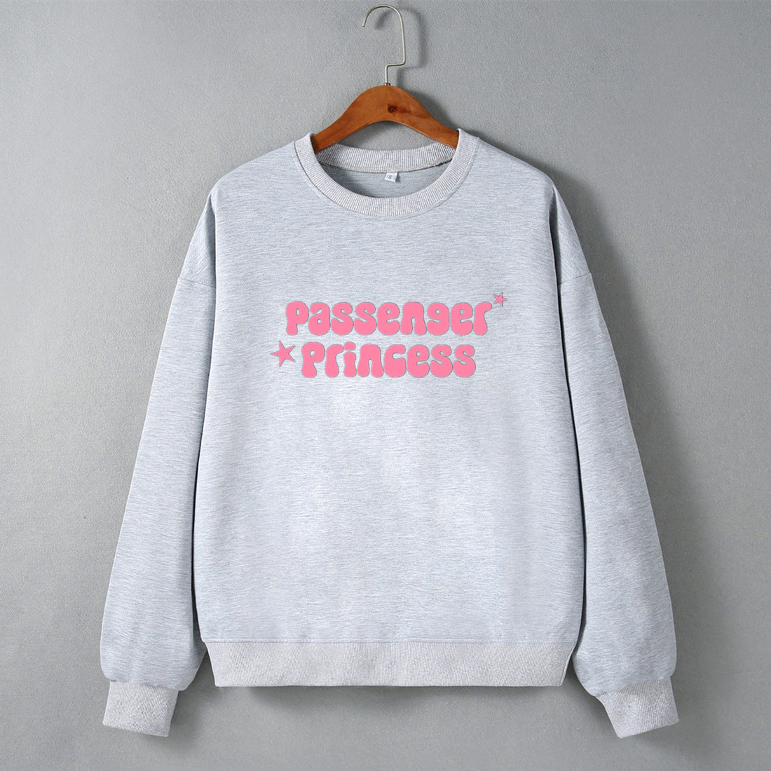 Passenger Princess Street Hipster Drop Shoulder Loose Long Sleeve Sweatershirt Women Clothing