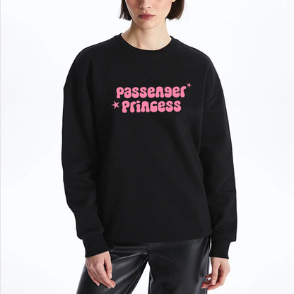 Passenger Princess Street Hipster Drop Shoulder Loose Long Sleeve Sweatershirt Women Clothing