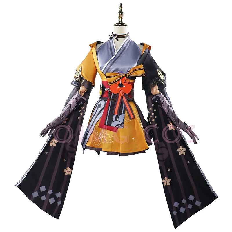 Chiori Cosplay Kostüm Genshin Impact Uniform Perücke Anime Chinesischen Stil Halloween Kostüme Spiel