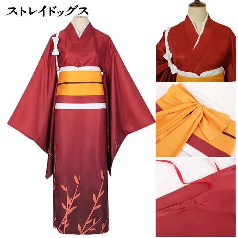 Costume de Cosplay Izumi Kyouka Kimono Izumi Kyouka Anime Izumi Kyouka Ensemble Complet pour Tenue de Fête d'Halloween pour Femmes Filles