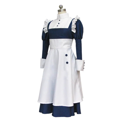 Black Butler MEY-RIN Cosplay-Kostüm, Anime-Uniform für Frauen, Halloween-Kostüme