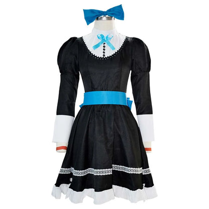 Anime Culotte &amp; Bas avec Porte-Jarretelles Jeune Sœur Anarchy Bas Cosplay Costume Gothique Femme de Chambre Lolita Robe Longue Halloween