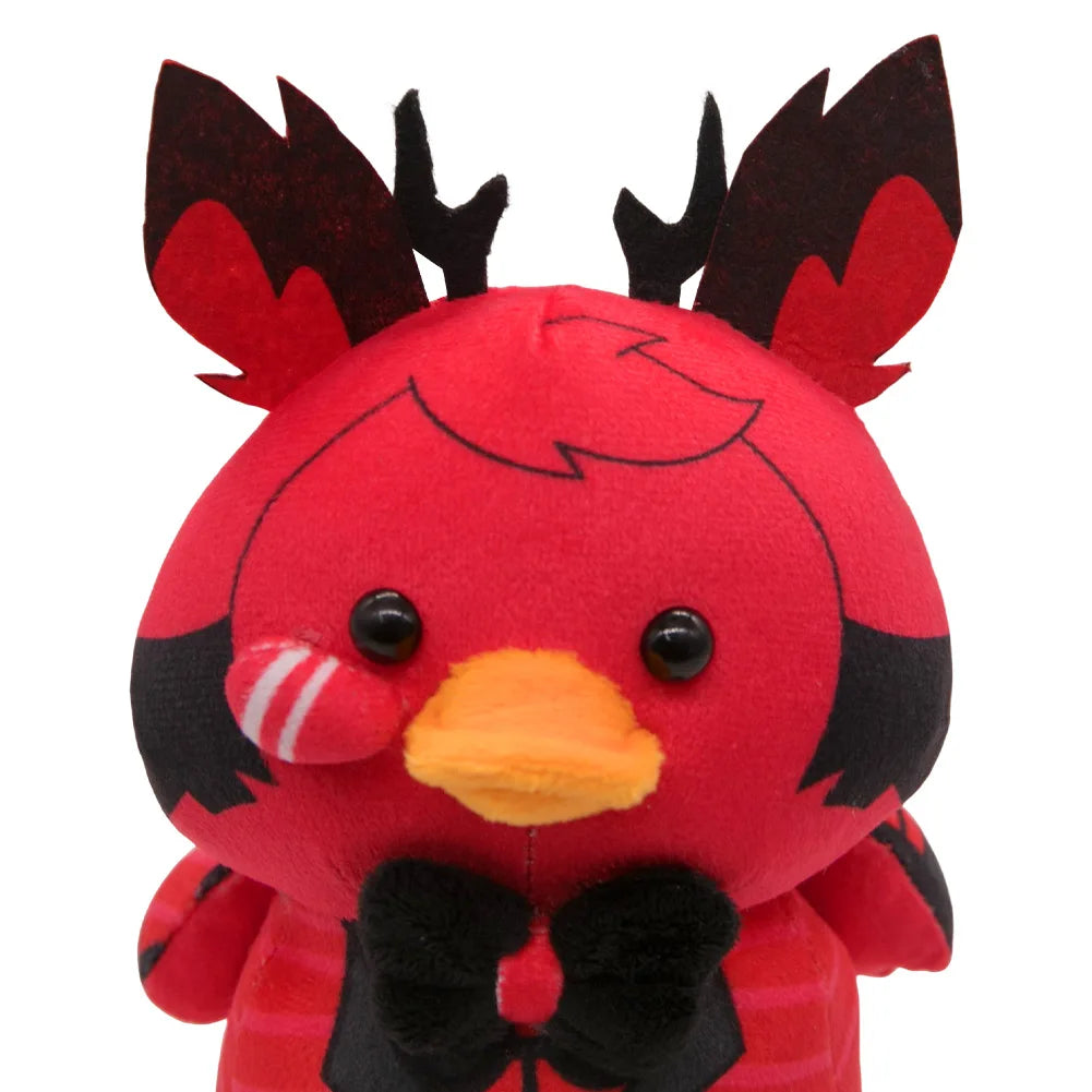 Lucifer Duck Alastor Cosplay Hazzbin Fantasy Hotel Adam Charlie Angel Plush Mascot Costume Soft Stuffed Doll Halloween Gifts