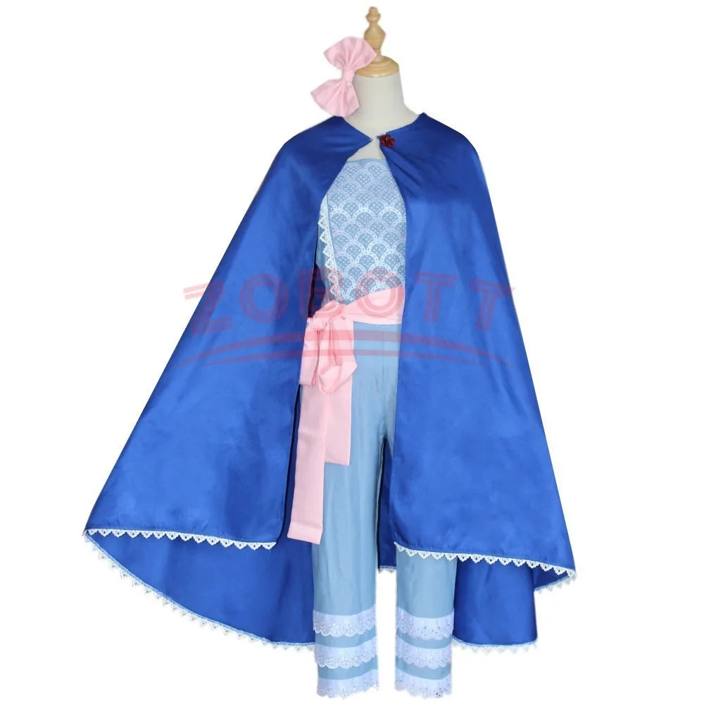 Costumes de Cosplay Toy Story 4 pour femmes, vêtements de Cosplay Disney Little Bo Peep, costume de cape, fête d'Halloween, costumes pour adultes