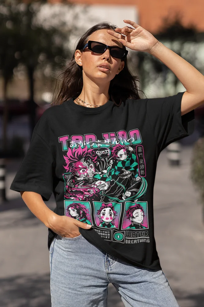 Kimetsu No Yaiba T-Shirt Anime,Manga,Zenitsu Tanjiro Demon Slayer Gift Shirt