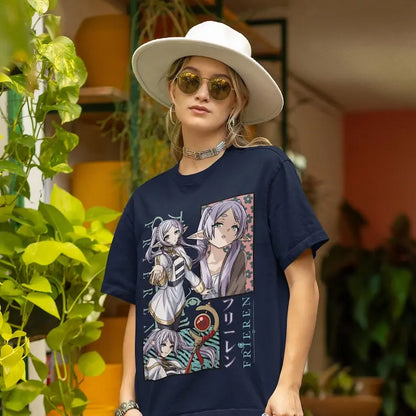 Epic Mage Adventure Unisex T-Shirt, Verzauberte Manga-Grafik, trendige Anime-Bekleidung