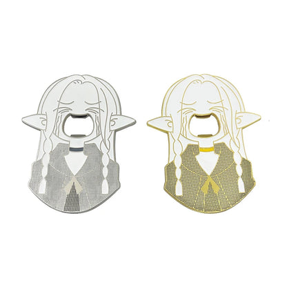 Anime Delicious in Dungeon Marcille Flaschenöffner Cosplay Kühlschrankmagnet Kawii Big Mouth Elf Girl DIY Halloween Zubehör