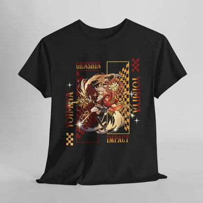 T-shirt Yoimiya Genshin Impact : des vêtements de qualité supérieure avec vos personnages préférés ! Parfait pour les joueurs et les fans d'anime !