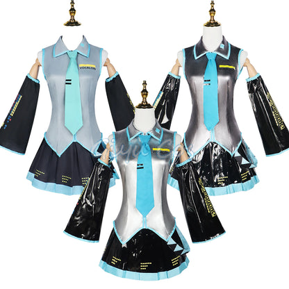 Mikuu Cosplay Kostüm Karneval Uniform Perücke Anime Halloween Kostüme Frauen