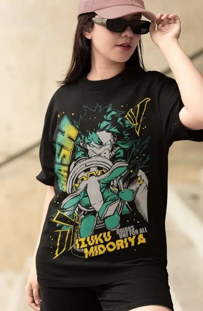 Style de feu Streetwear Japon Style Unisexe 100% coton. deku