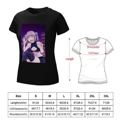 Yofukashi no Uta - Call of the Night - 2 T-Shirt Chemisier Robe T-shirt Oversize pour Femme Grande Taille Sexy