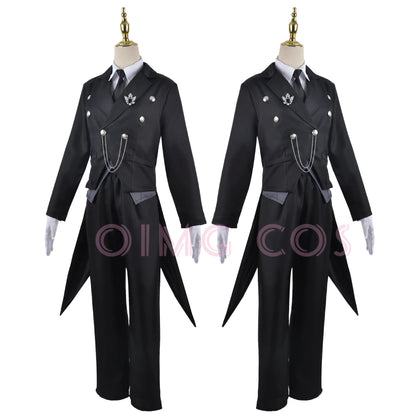 Black Butler Sebastian Michaelis Cosplay Sebas Kostüm Japanischer Anime Karneval Party Uniform Schwalbenschwanz