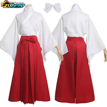 Anime Jujutsu Kaisen Iroi Utahime Cosplay Kostüm Utahime Iroi Kimono Uniform Perücke Voller Anzug Halloween Kostüm für Frauen