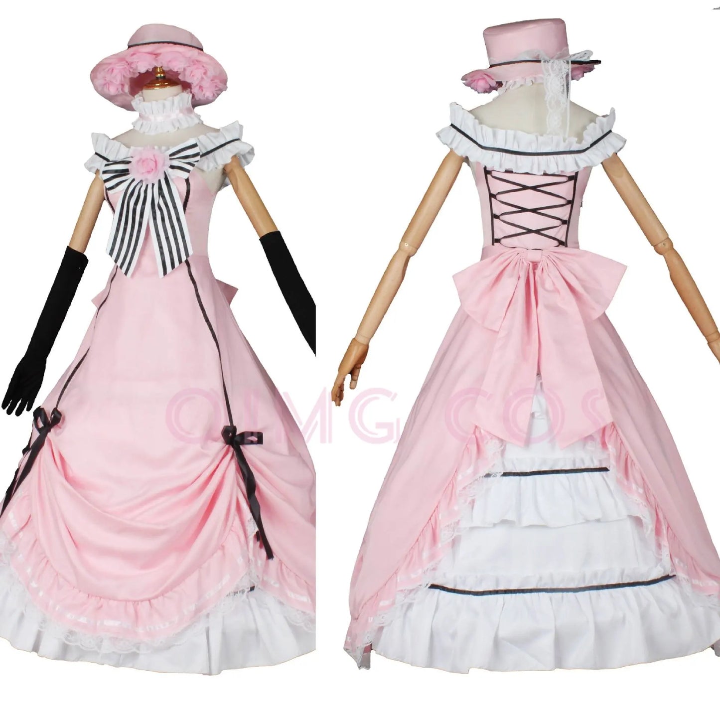 Black Butler Ciel Phantomhive Robin Kleid Cosplay Kostüm Japanische Anime Karneval Party Uniform