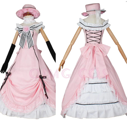 Black Butler Ciel Phantomhive Robin Kleid Cosplay Kostüm Japanische Anime Karneval Party Uniform