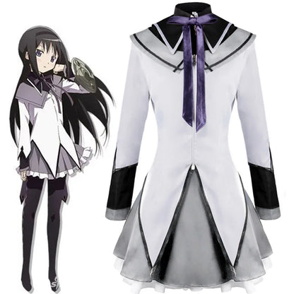 Akemi Homura Cosplay Costume Combat Uniforme Bas Akemi Homura Tenues Kaname Madoka Cosplay Costume Magica Kaname Robe