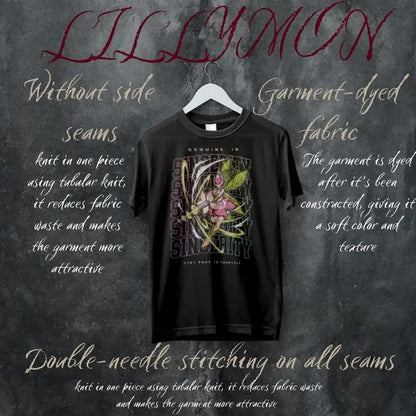 Inspiriertes T-Shirt von Lillymon Digimon: Wappen von echtem Lililimon, passend zu diesem T-Shirt