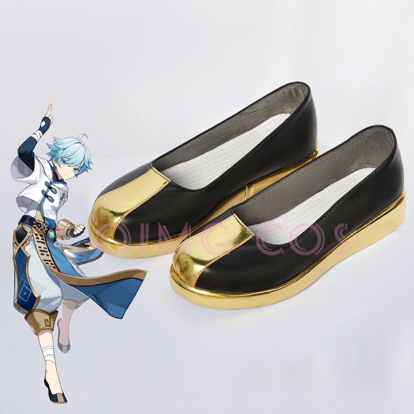 Impact Chongyun Cosplay Chaussures Anime Style Chinois Halloween pour Femmes Jeu