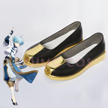 Impact Chongyun Cosplay Chaussures Anime Style Chinois Halloween pour Femmes Jeu