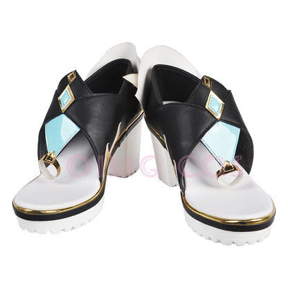 Impact Shenhe Cosplay Shoes Anime Chinese Style Halloween for men Game