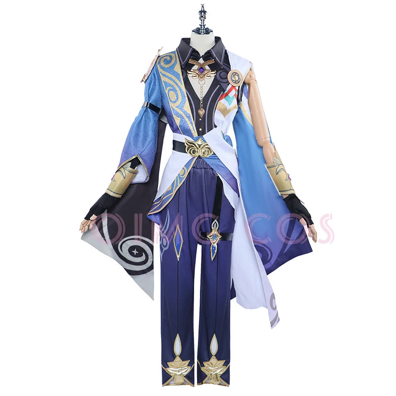 Costume de Cosplay Dr Ratio Honkai Star Rail Carnaval Uniforme Perruque Anime Halloween Costumes Hommes Jeu Personnage Tenues