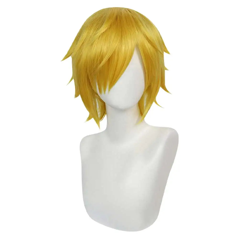 Anime Egghead Island Cosplay Sanji Kostüm Perücke Hemd Hosen Jungen Männer Erwachsene Halloween Karneval Rollenspiel Anzug