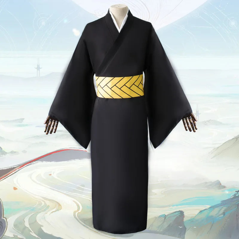 Costume de Cosplay Anime Ubuyashiki Kagaya Ensemble complet Kisatsutai Kimono Uniforme Halloween Femmes Hommes Jeu de Rôle Costume Accessoire