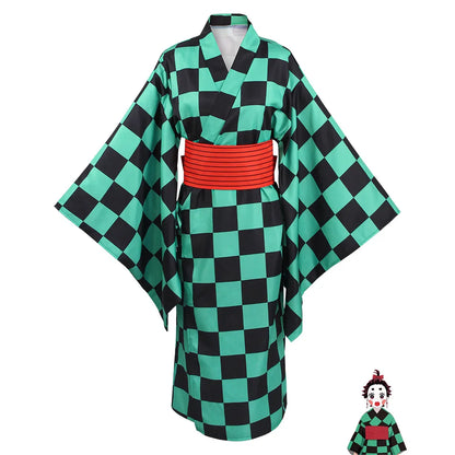 Agatsuma Zenitsu Kimono Anime Cosplay Kostüm Kamado Tanjirou Hashibira Inosuke Kleid Kimetsu No Yaiba Saison