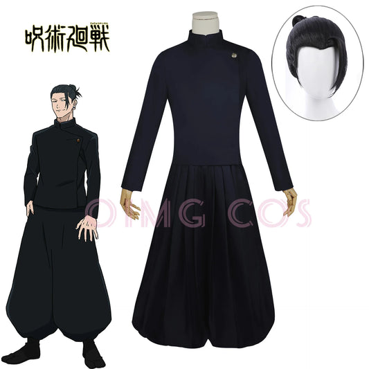 Costume de Cosplay Jujutsu Kaisen Geto Suguru, uniforme de jeu d'anime japonais