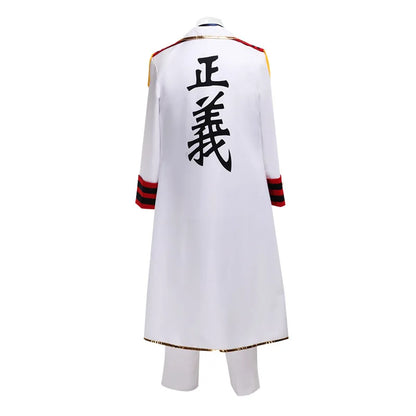 Anime Monkey D Garp Cosplay Ensemble Complet Manteau Pantalon Adulte Halloween Fête Costume Performance Uniforme