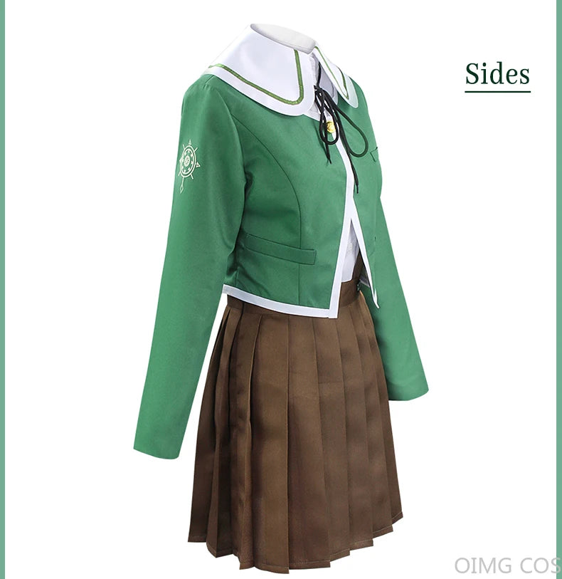 Chihiro Fujisaki Cosplay Kostüm Anime Super Danganronpa Uniform für Frau Halloween