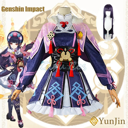 Genshin Impact YunJin Cosplay Costume Adulte Carnaval Uniforme Anime Halloween Costumes Femmes Jeu