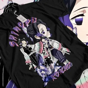 T-shirt unisexe Demon Slayer Vintage Special Graphic Anime Tee, Manga Shirt, Japon